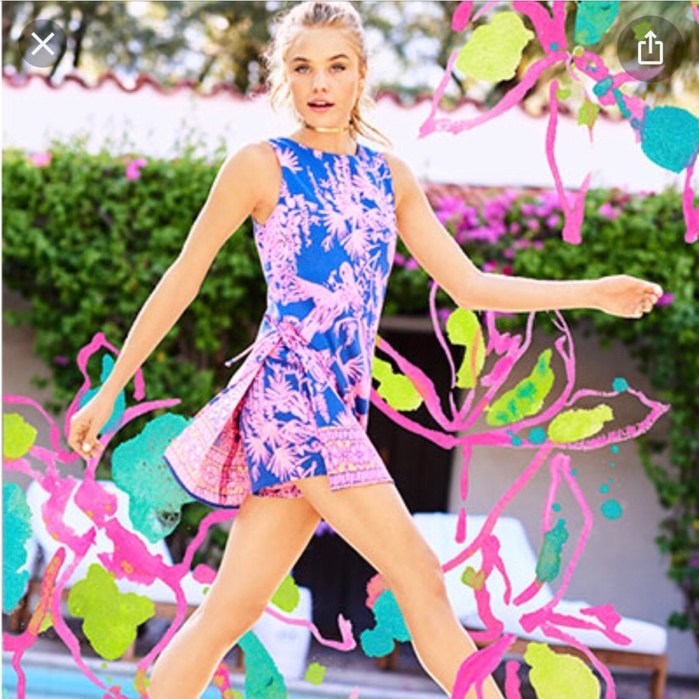 Lily Pulitzer Donna Romper Size 2